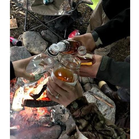 First toast after getting engaged!