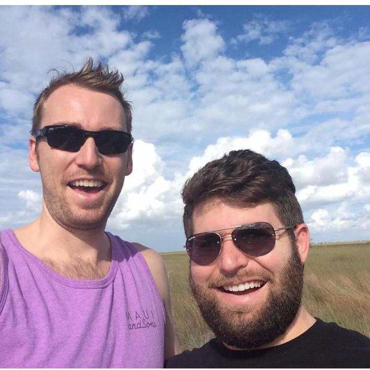 2015 in the Everglades on Brice's first trip to Miami in December
