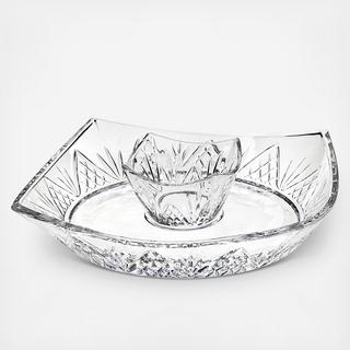Dublin 2-Piece Square Chip & Dip Server