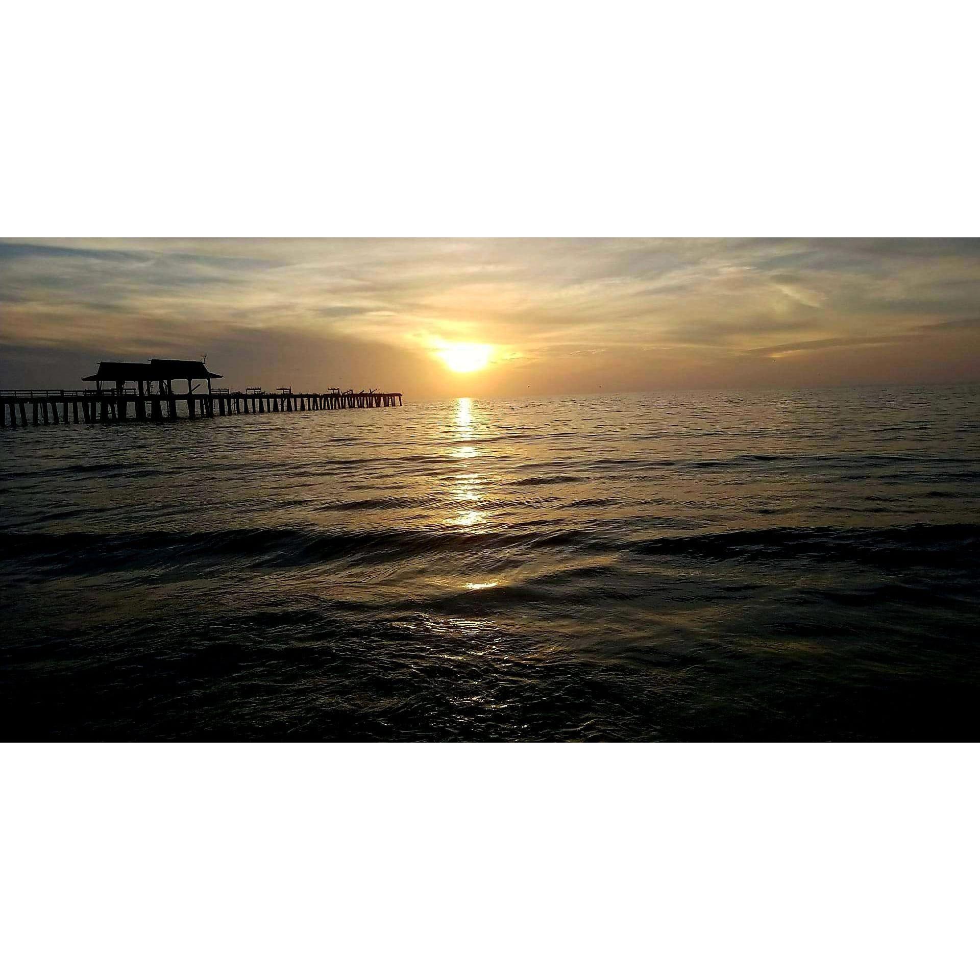 Watching the sunrise in the Florida Keys❤️❤️