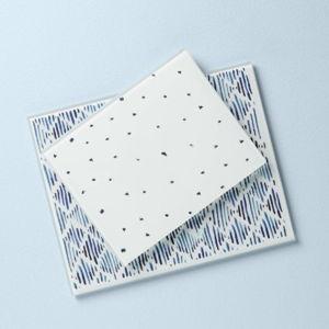 Lenox 895698 Blue Bay 2-Piece Glass Cutting Board Set