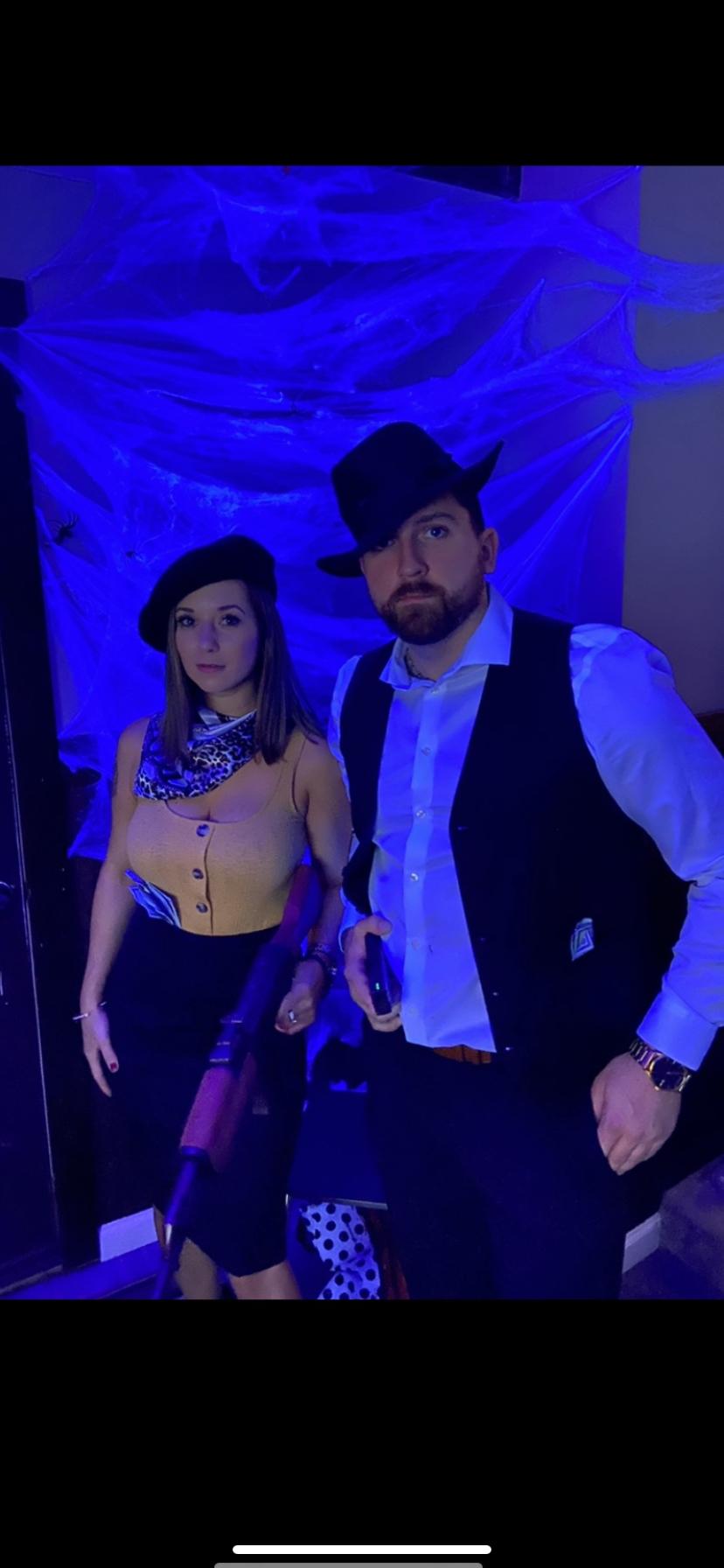 Bonnie and Clyde. Halloween 2020