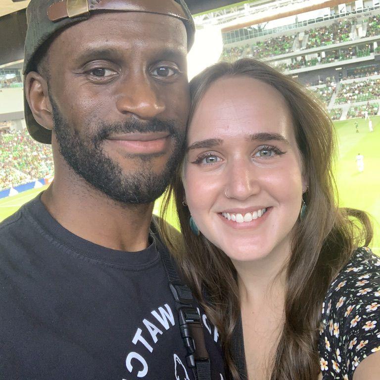 Our first Austin FC game, October 2021