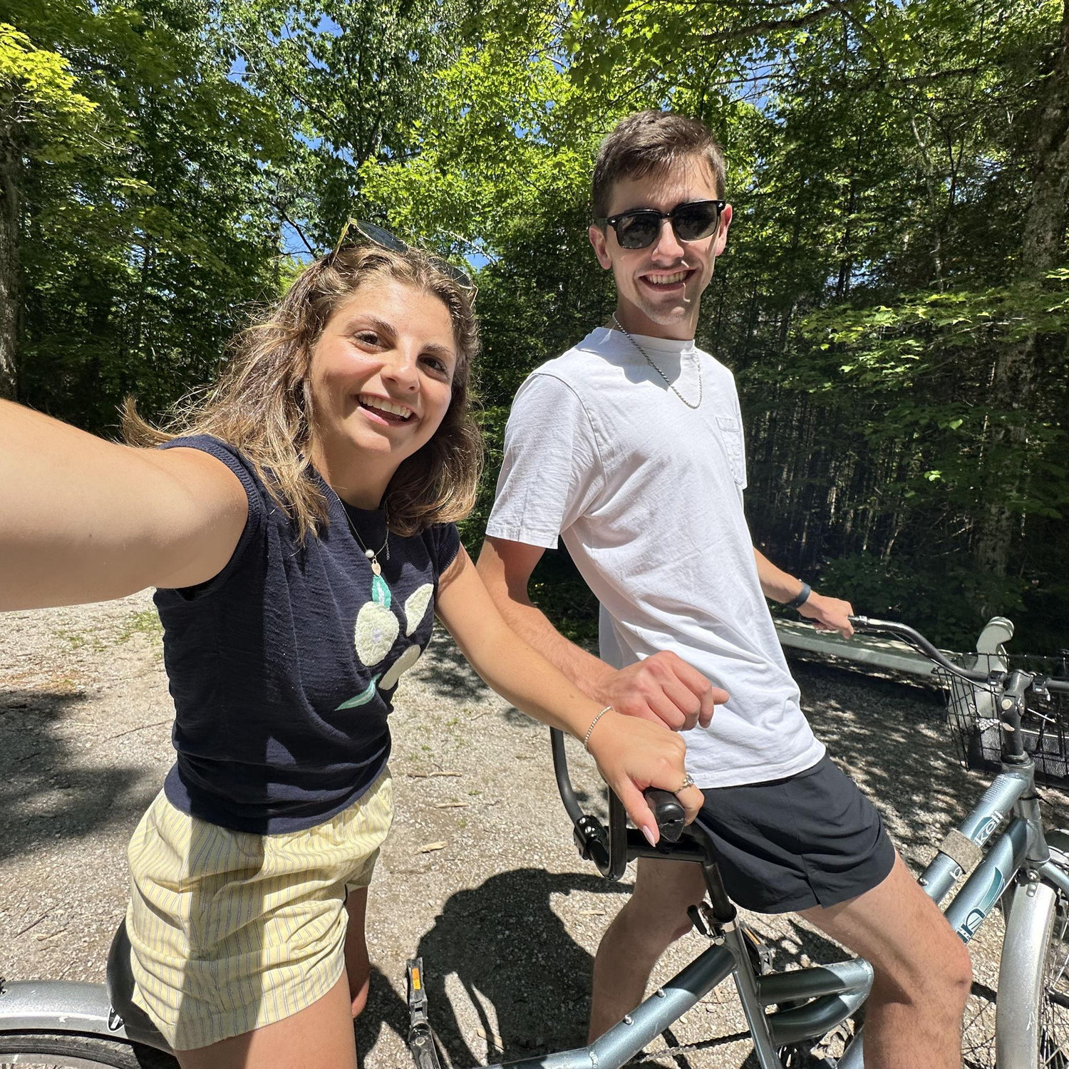 Tandem bike ride on Mackinac Island - 2025