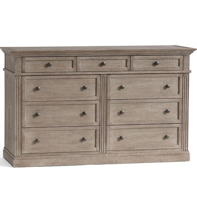Livingston Extra Wide Dresser, Gray Wash