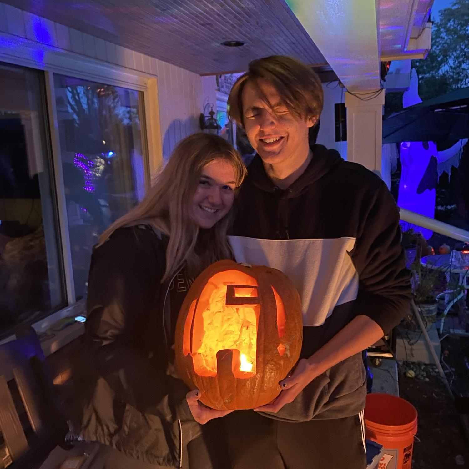 Our first halloween together and the month we started dating! October 2020