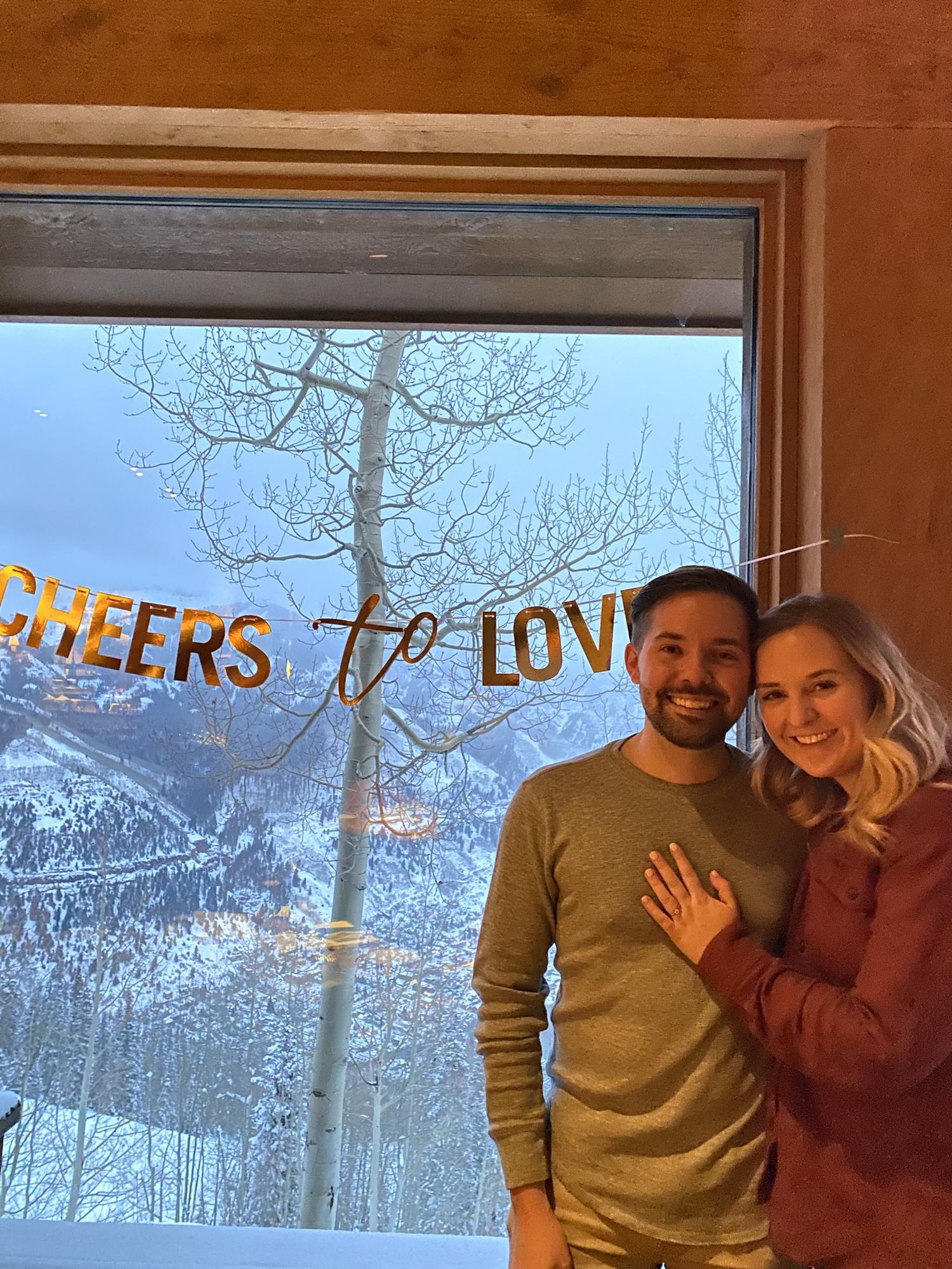 The engagement in Telluride