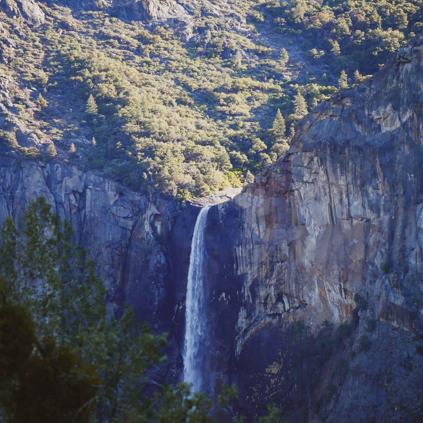 Bridal veil falls, how apropos!