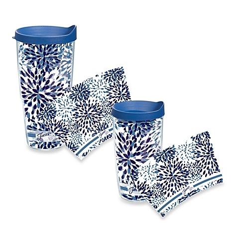 Tervis® Paisley Lapis Fiesta® Wrap 24-Ounce Tumbler with Lid in Blue Calypso