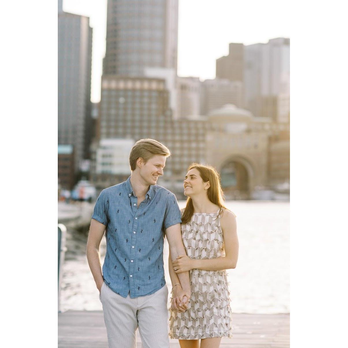 engagement photos seaport - june 2021