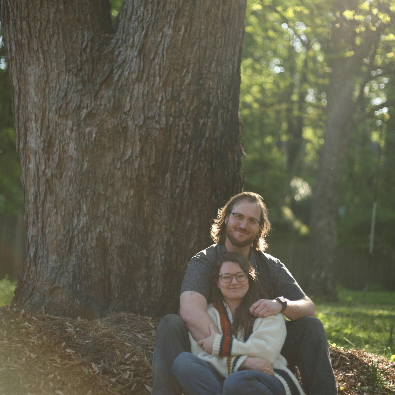 Informal Charlotte engagement shoot, April 2025