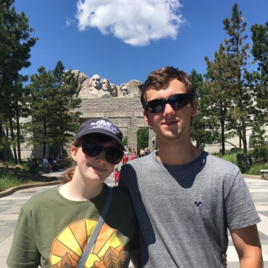 Us at Mount Rushmore.