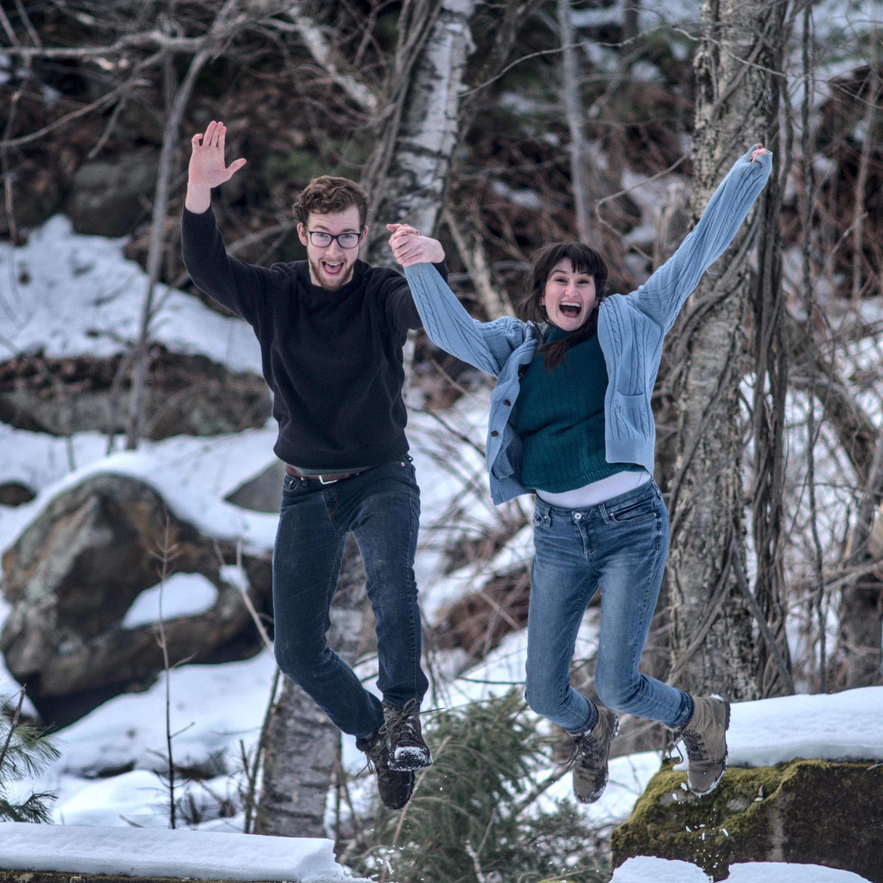 Classic jumping picture...only took us two tries!