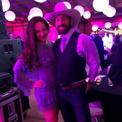 Tony loves being a cowboy once a year!