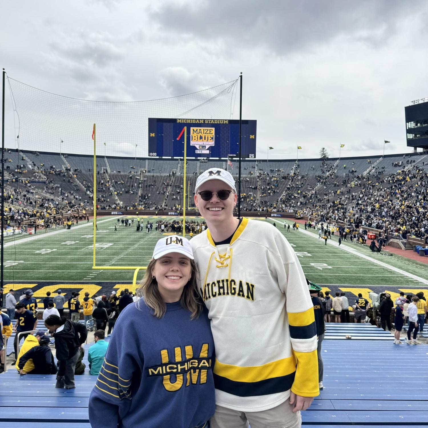 Michigan Spring Game 2025!

6 days before we got engaged (Syd had no idea)

4-19-2025