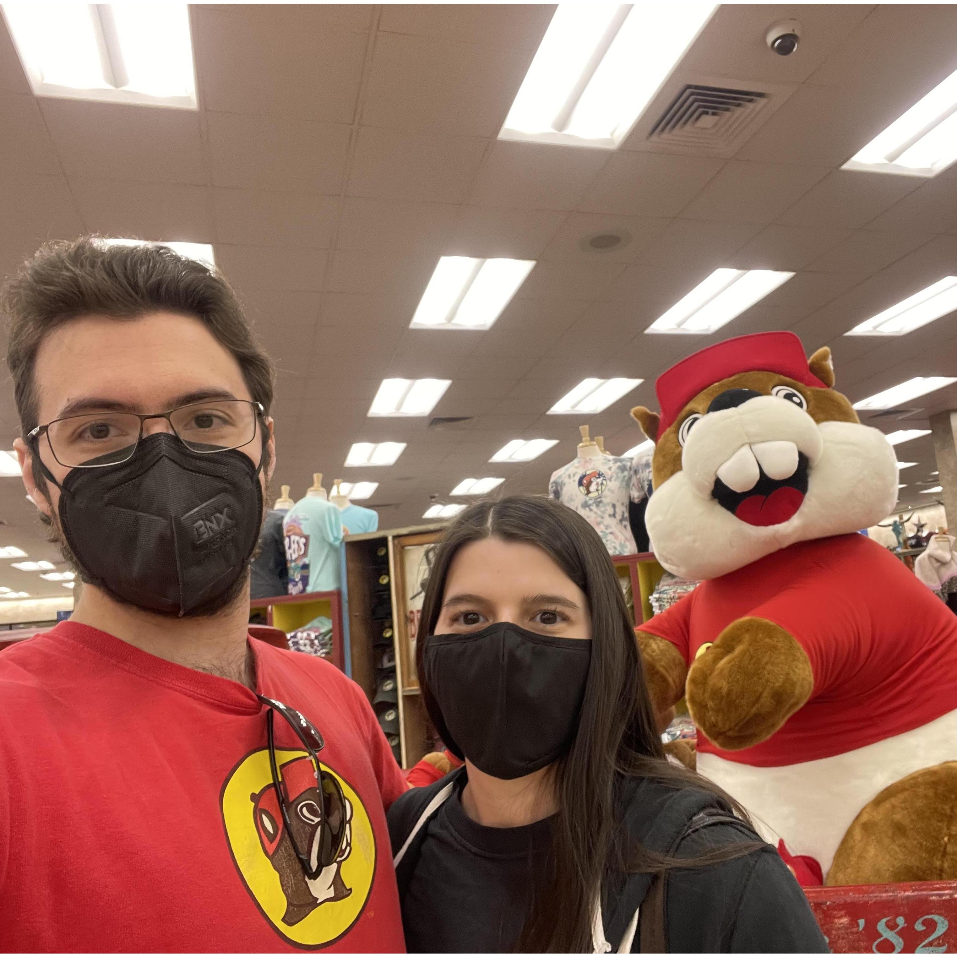 Buc-ee's at the end of our road trip moving to Texas! - January 2022