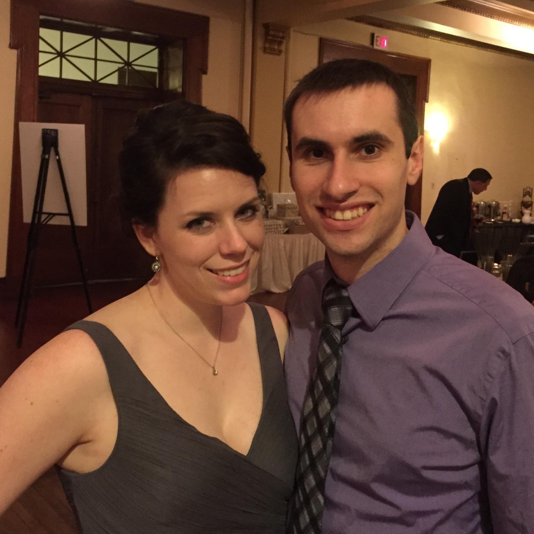 My favorite wedding date is now my groom!