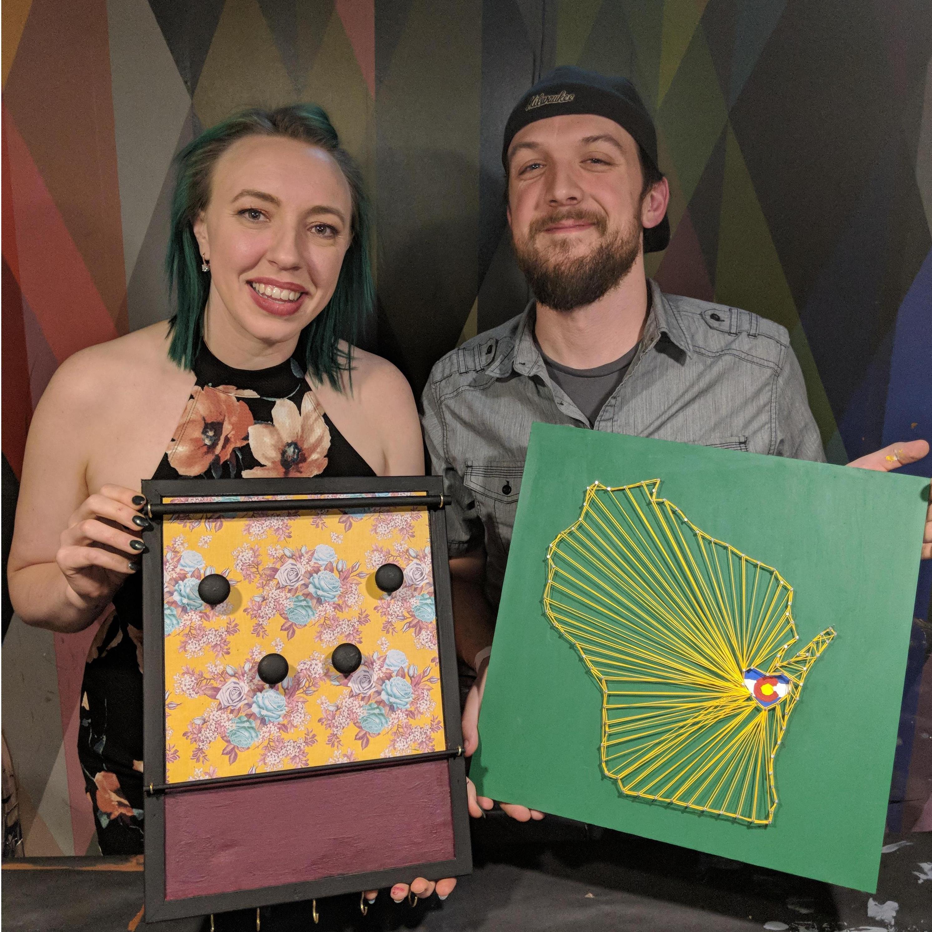 The couple that crafts together, stays together!
My birthday 2018