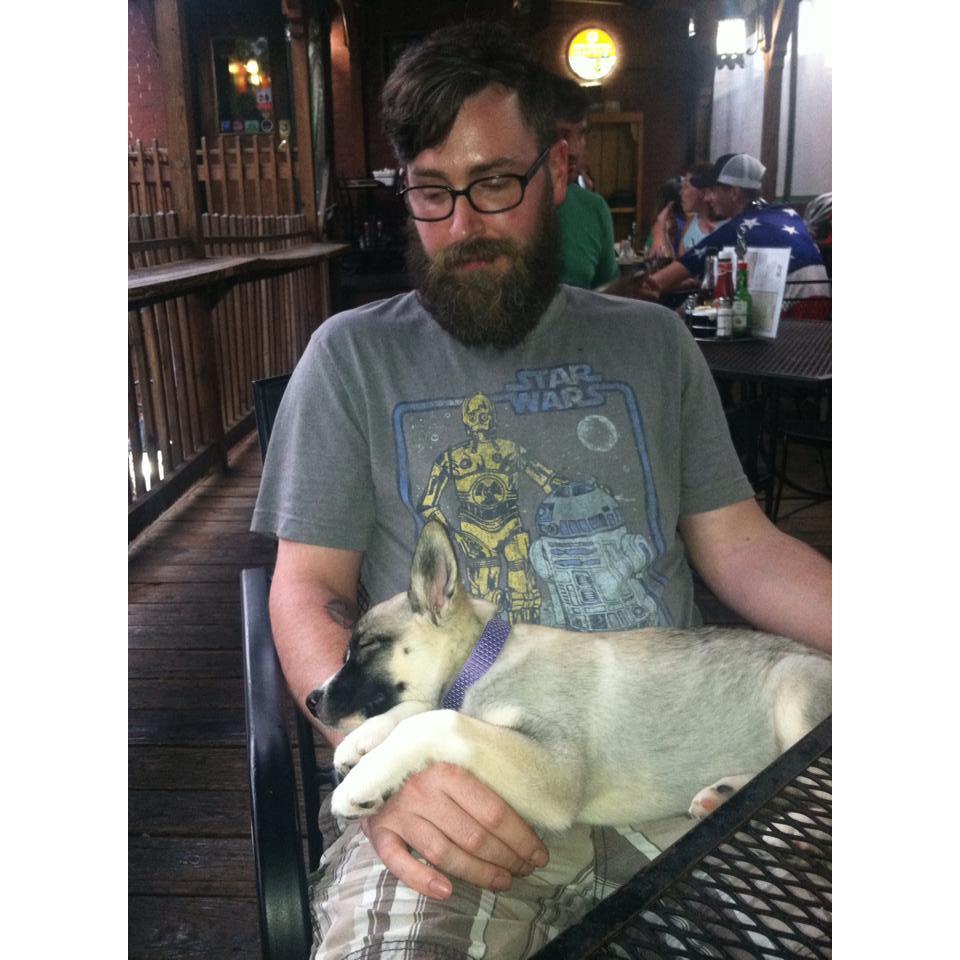 When we thought we were going to take Juno everywhere with us.