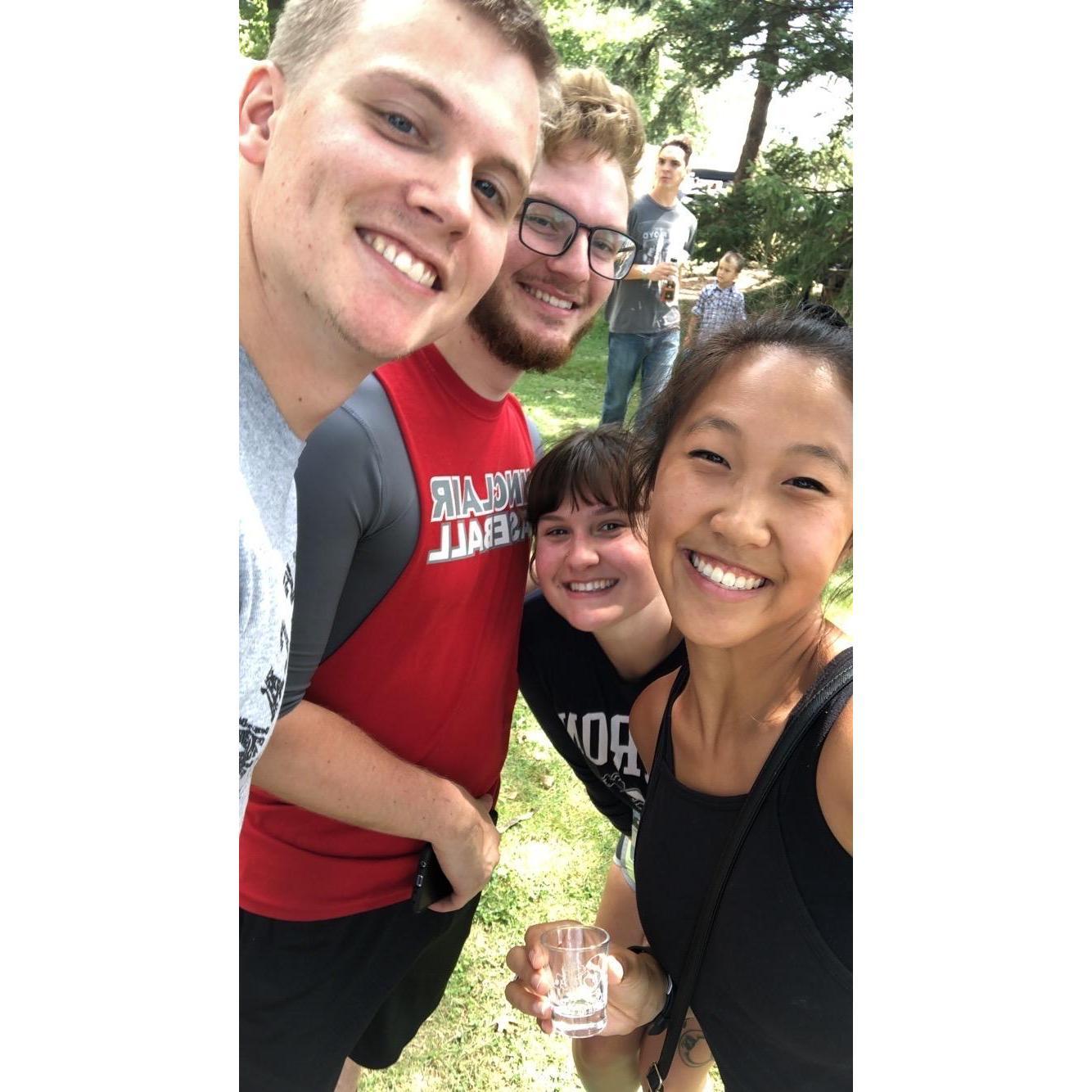 German-American festival and running the beer mile with some great pals!