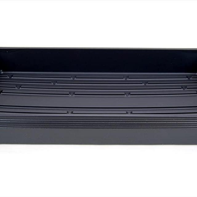 5 Pack of Durable Black Plastic Growing Trays (Without Drain Holes) 21" X 11" X 2" - Flowers, Seedlings, Plants, Wheatgrass, Microgreens & More