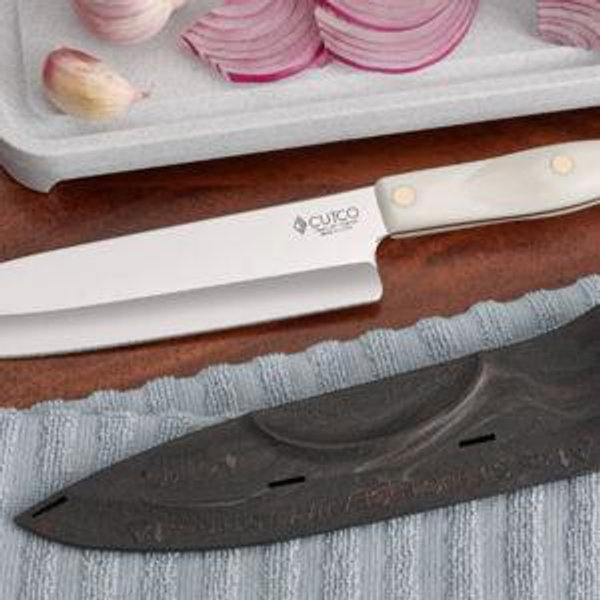 7-5/8" Petite Chef with Sheath - Pearl