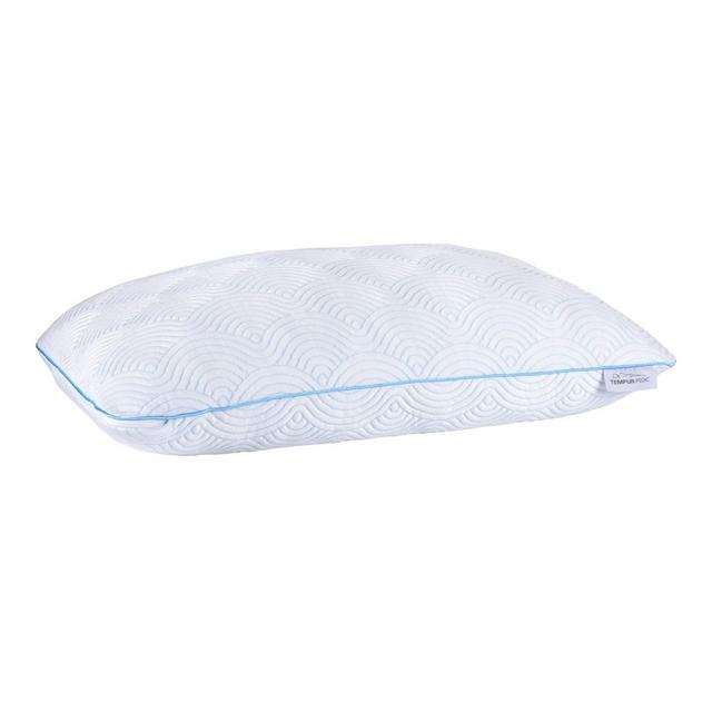 Tempur-Pedic King Cloud Adjustable Cooling Pillow: Polyester Universal Sleeper, Soft/Medium Foam Fill, Hand Wash