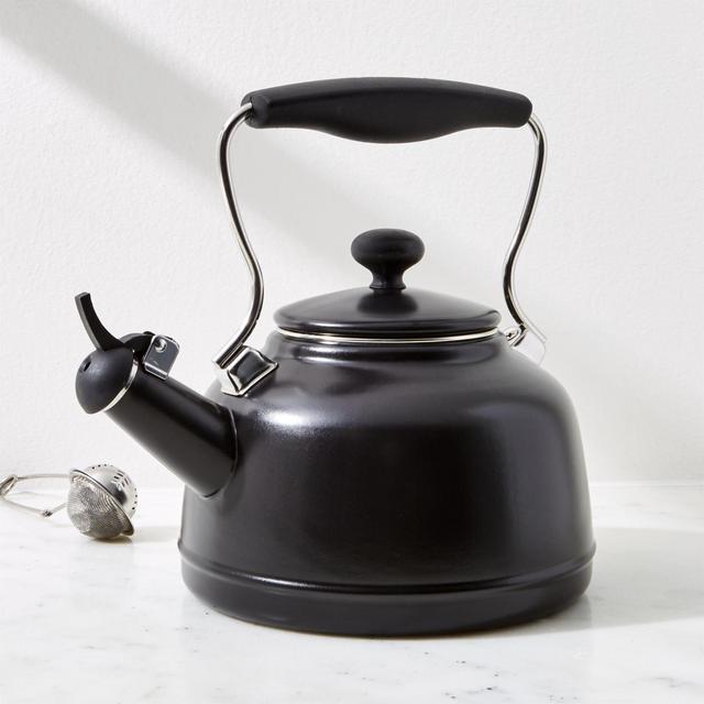 Chantal ® Vintage Matte Black Tea Kettle