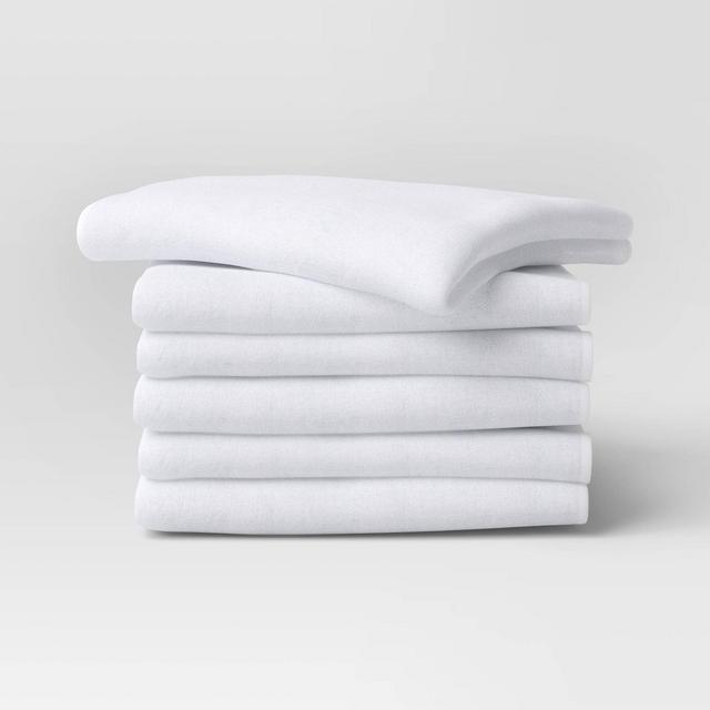 6pc Flour Sacks Kitchen Textile Set White - Room Essentials™