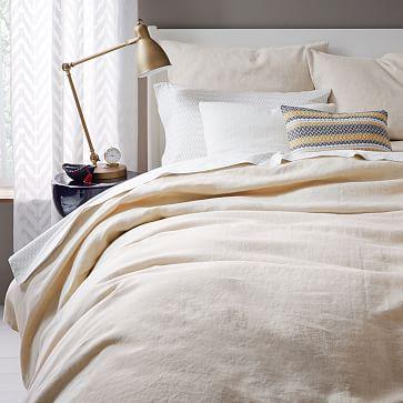 Belgian Flax King Size Linen Duvet Cover  – Natural Flax