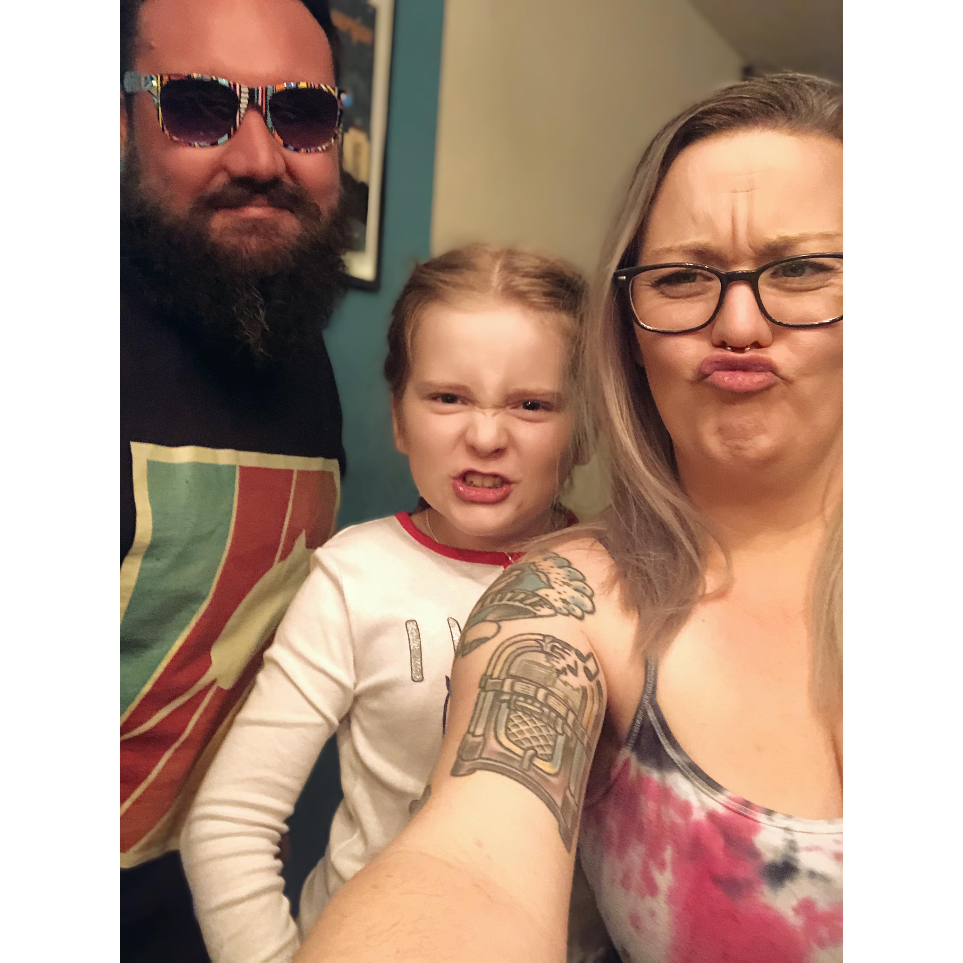 “Take a picture,” Making time at home memorable.