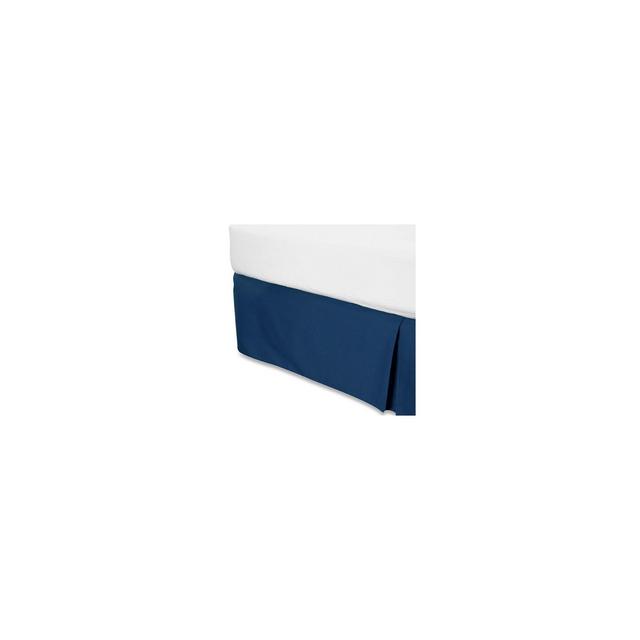 Smoothweave™ 14-Inch Tailored Twin Bed Skirt in Navy
