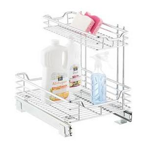 Chrome 2-Tier Sliding Organizer