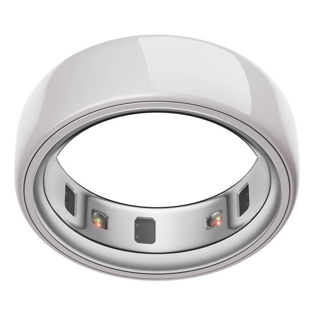 Oura Ring 4 Ceramic Cloud - Size 8