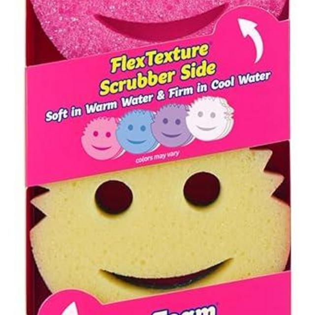 Scrub Daddy Scrub Mommy - Scratch-Free Multipurpose Dish Sponge - BPA Free & Made with Polymer Foam - Stain & Odor Resistant Kitchen Sponge - Online Exclusive (3 Count)