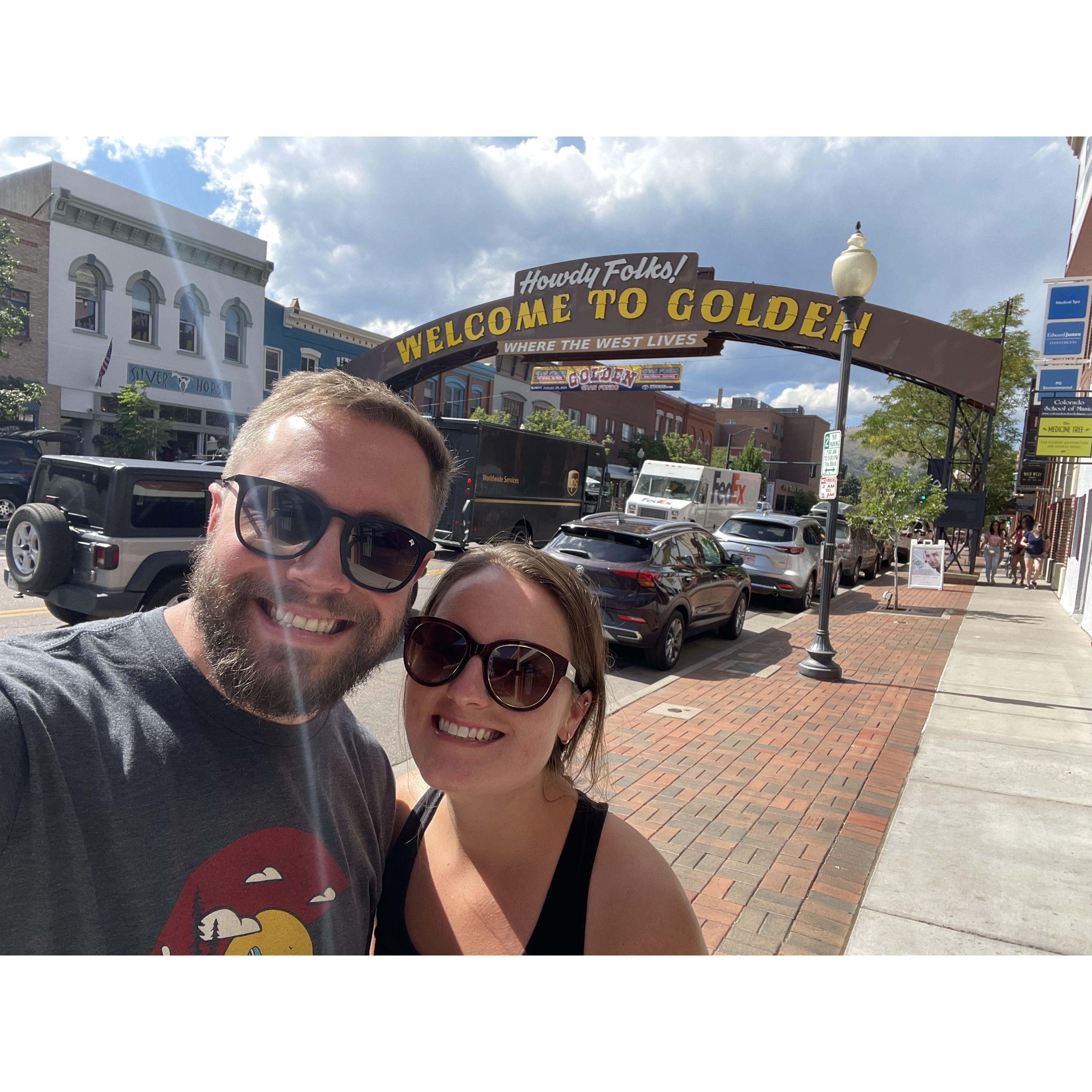 Traveling to Golden, CO