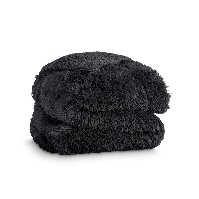 Bare Home Shaggy Faux Fur Sherpa Blanket