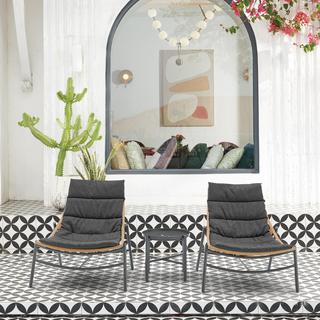 Sunset Modern 3-Piece Patio Conversation Set