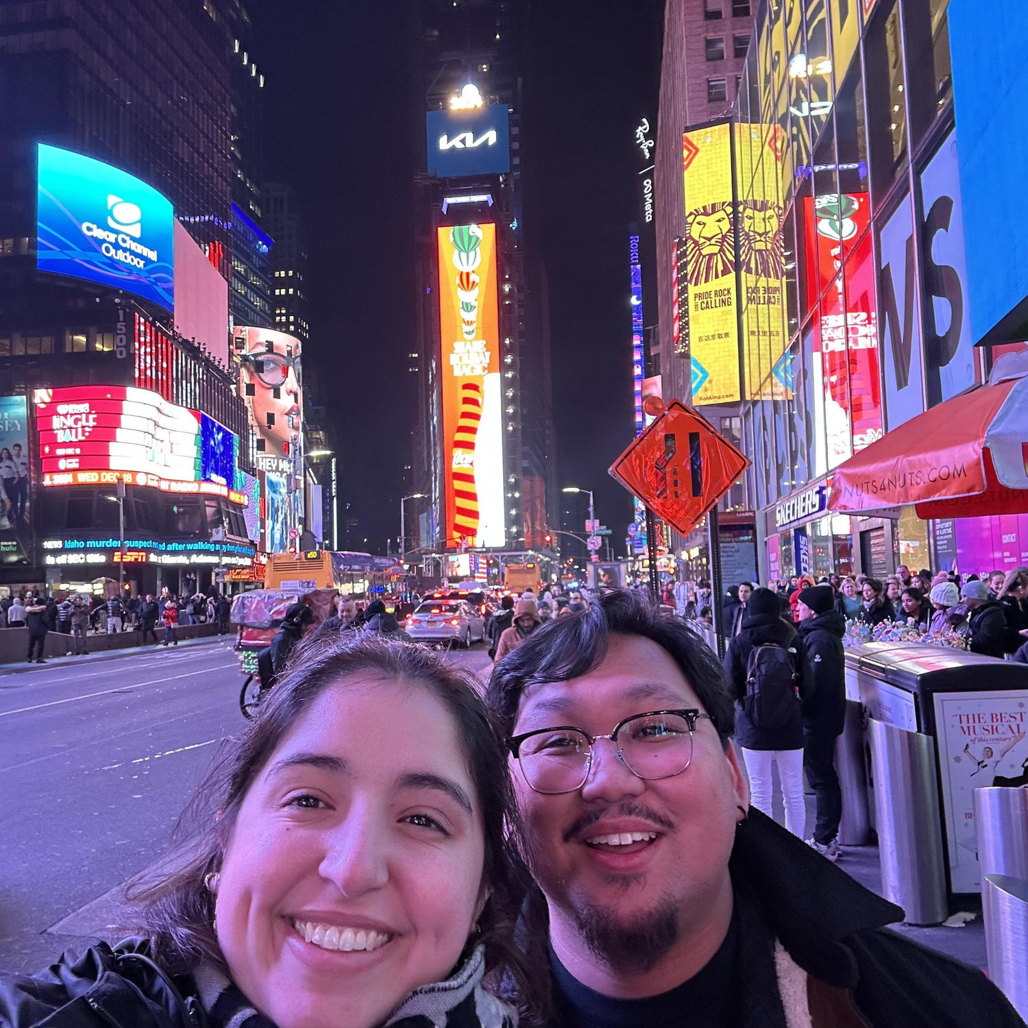 Times Square, December 2024