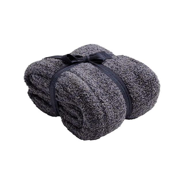 Barefoot Dreams CozyChic® Heathered Blanket Indigo Multi One Size