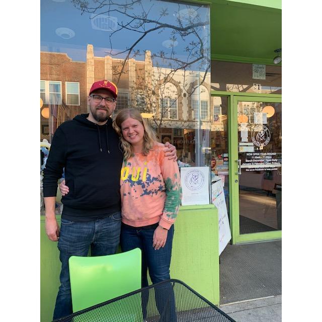 Columbia, Missouri, April 2021. Sparky's ice cream after getting engaged on Mizzou's campus where it all started back in 2004!