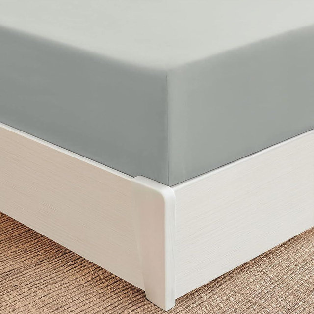 Mellanni Extra Deep Pocket King Fitted Sheet - Iconic Collection Bedding Sheets with up to 21 inch Deep Pocket - Soft & Cooling - Fade & Stain Resistant - 1 PC (King, Spa Mint)
