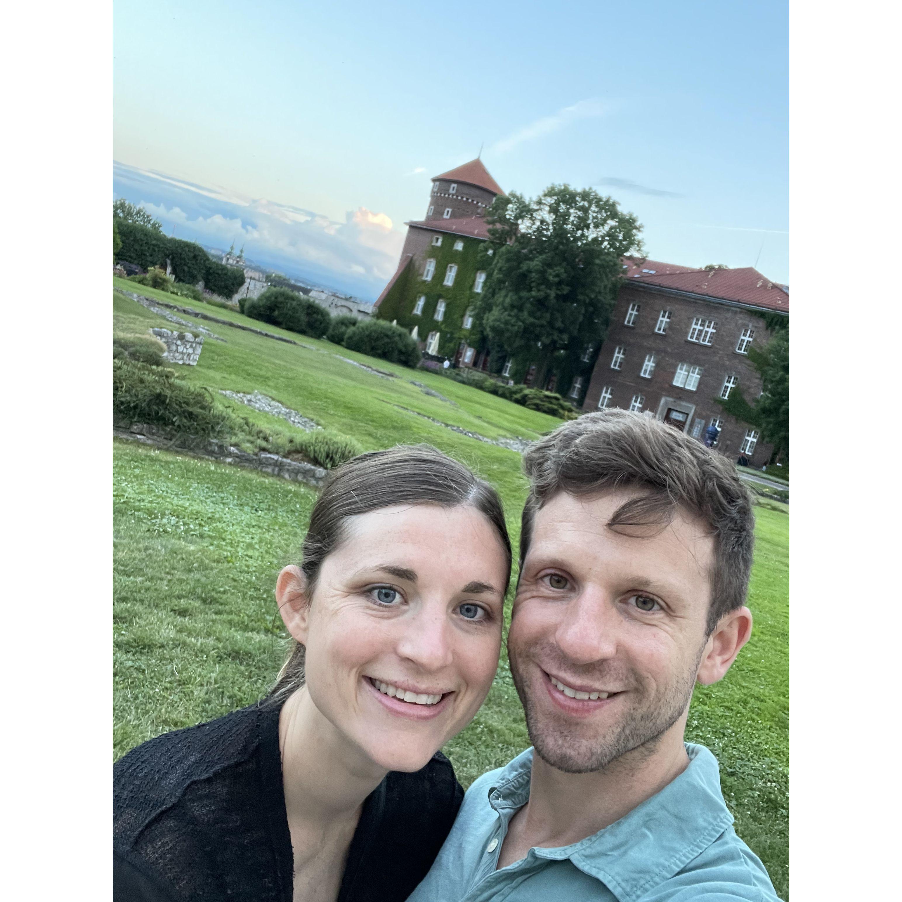 Us in Krakow, Poland