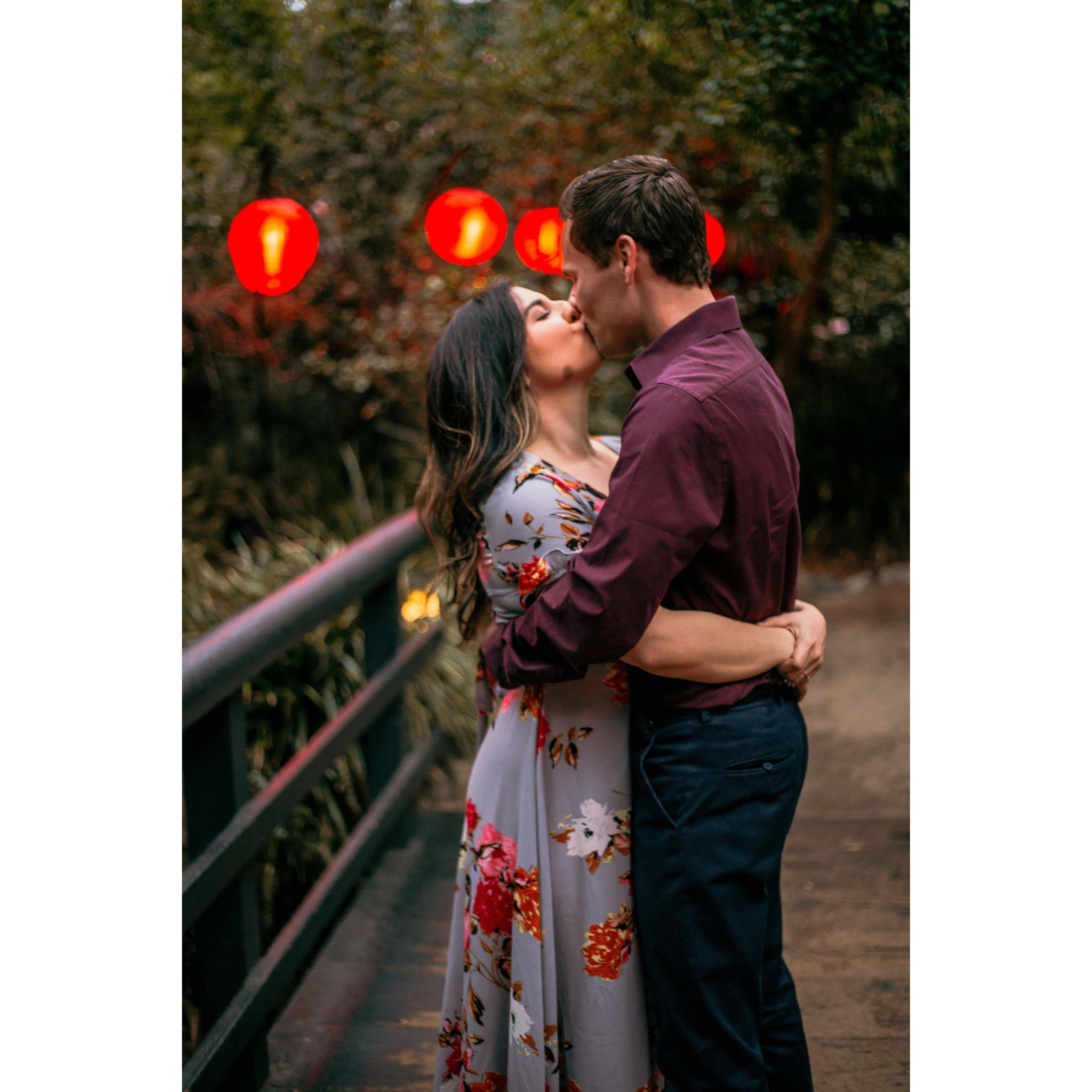 Fun Fact: it started pouring rain during our engagement pictures, but we had the best time with our photographer!