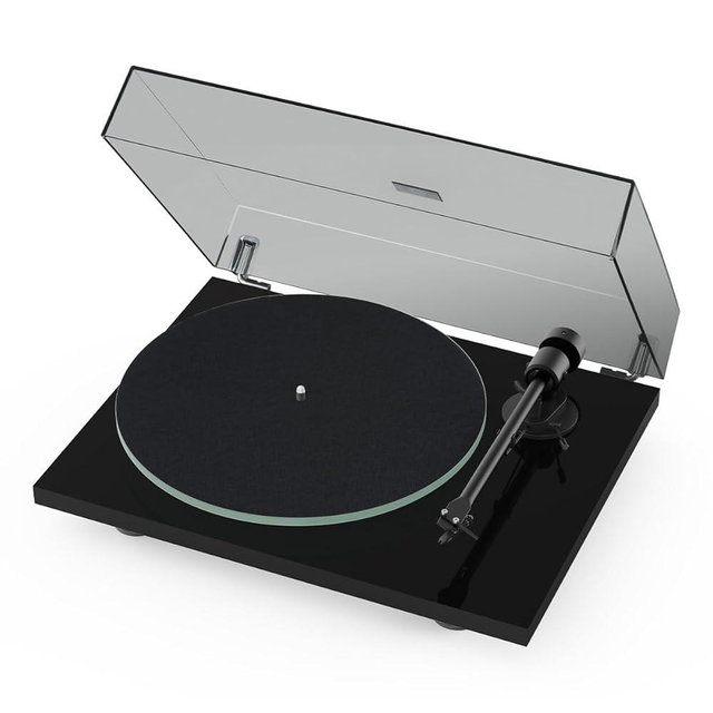 Pro-Ject T1 Evo Phono Turntable with Built-in Preamp (Black)