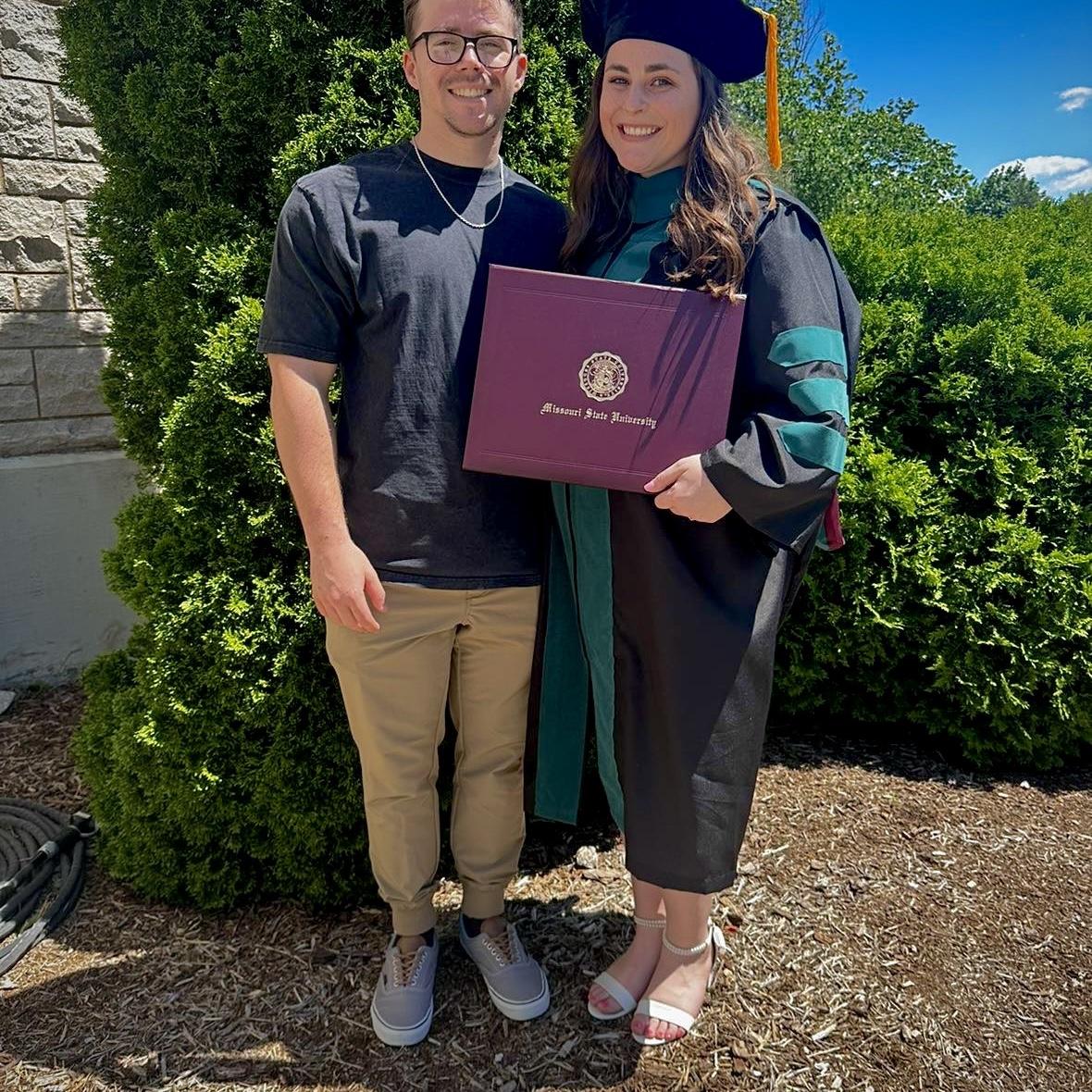 Kylee’s grad school graduation