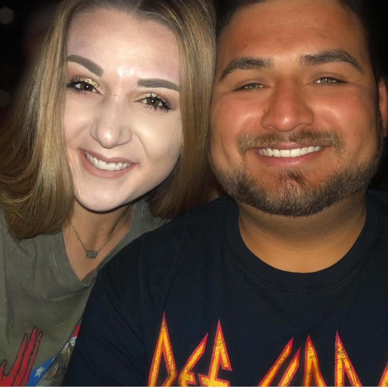 This is our favorite picture together from Las Vegas! This was at the Def Leppard concert in Planet Hollywood!
