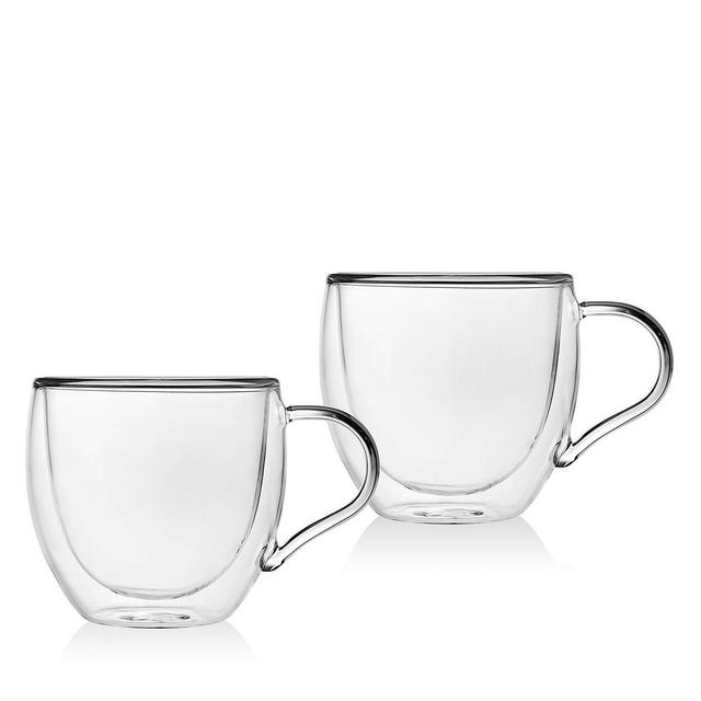 Godinger Double Walled Glass Espresso Cup, Set of 2