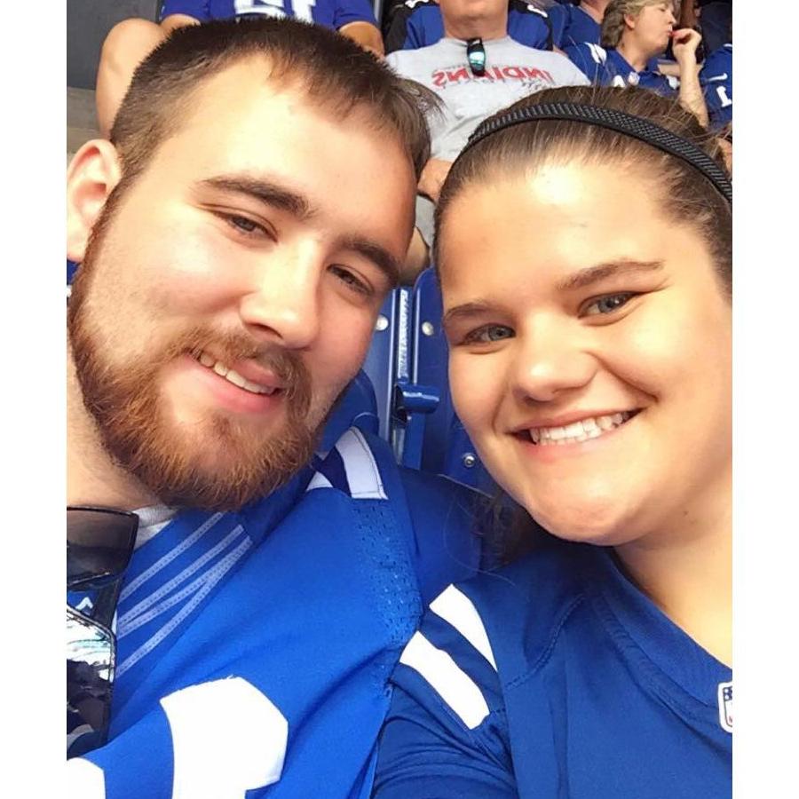 Lucas Oil Stadium watching our Colts play!