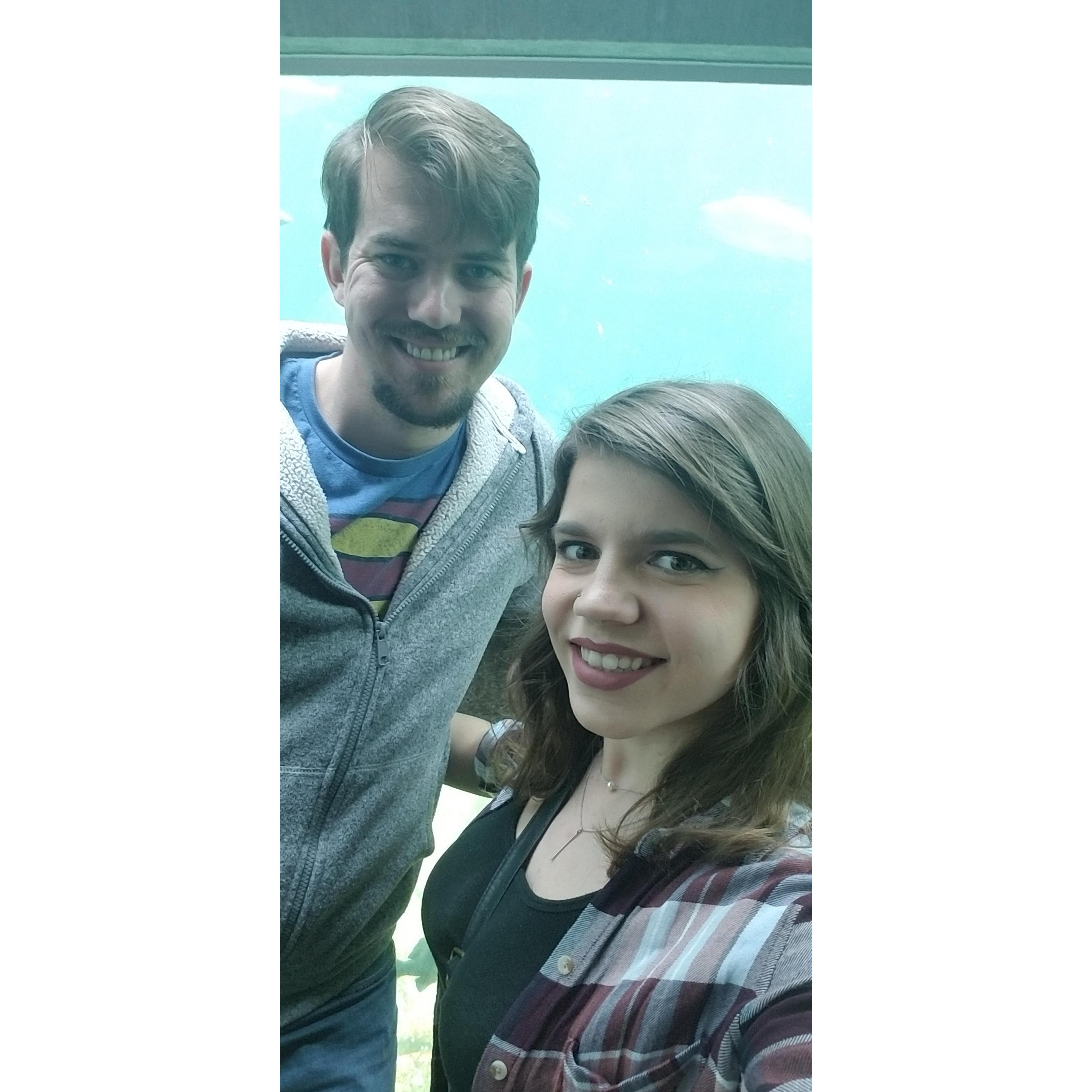 Anniversary trip to the Seattle Aquarium. May 2018